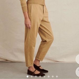 ALEX MILL SWEATPANT BUTTON DAVIE FLEECE PANT KHAKI